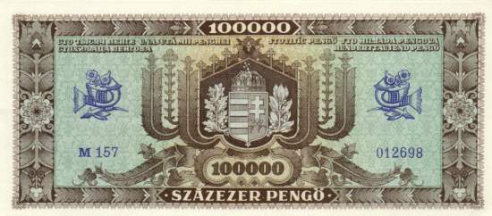 100.000 Pengö 1945